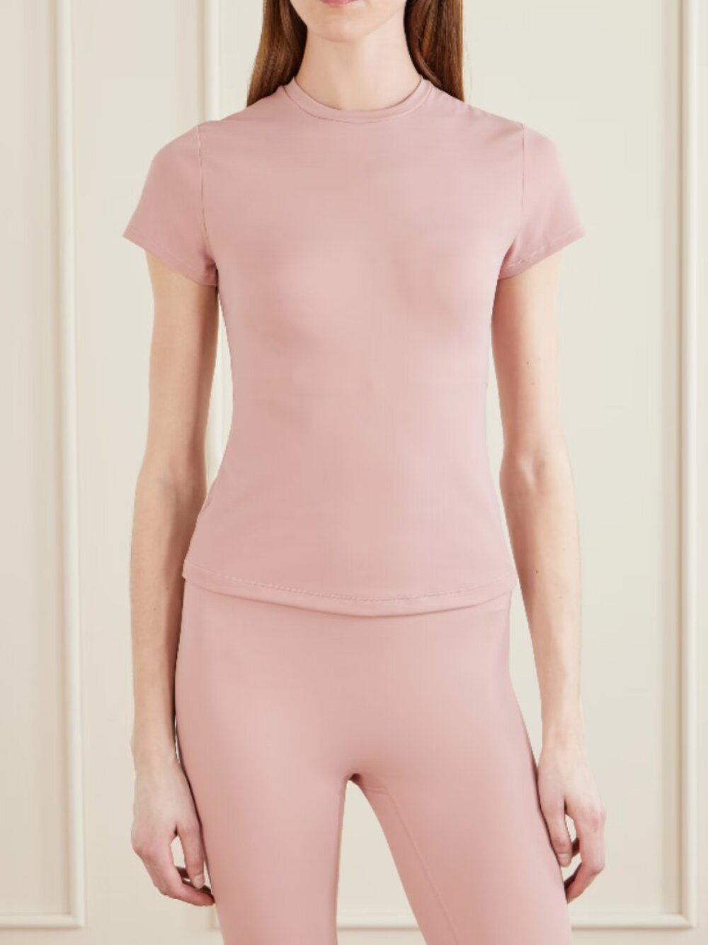 SKIMS x Nike Padded Baby Tee – Himalayan Pink – Size XL – Sculpted Stretch Top - Picture 16 of 16